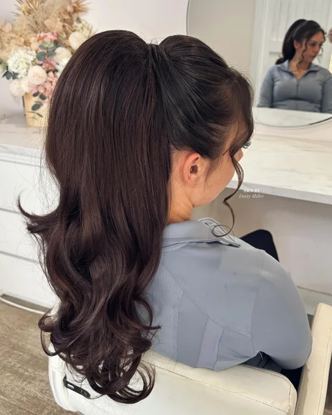 Voluminous High Ponytail