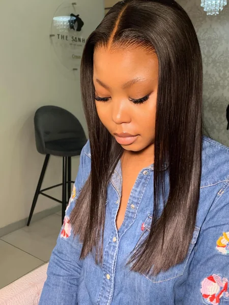 Mid-Length Straight Wig