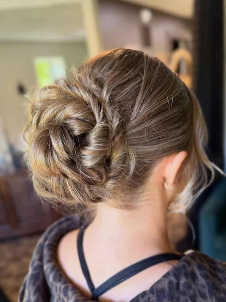 Sleek Fishtail Braided Bun
