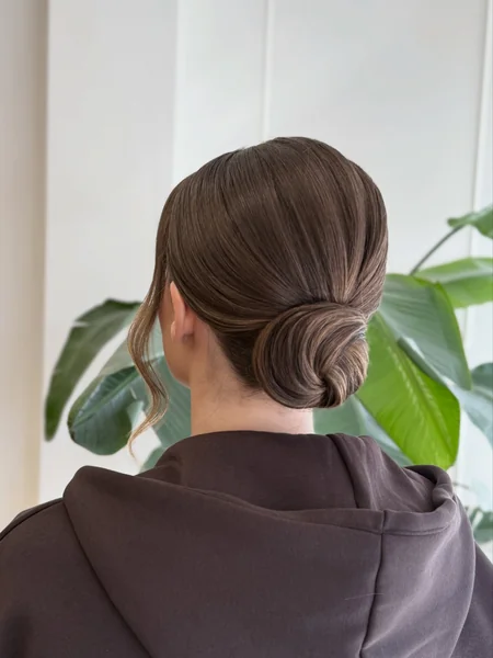 Low Side Swirl Bun