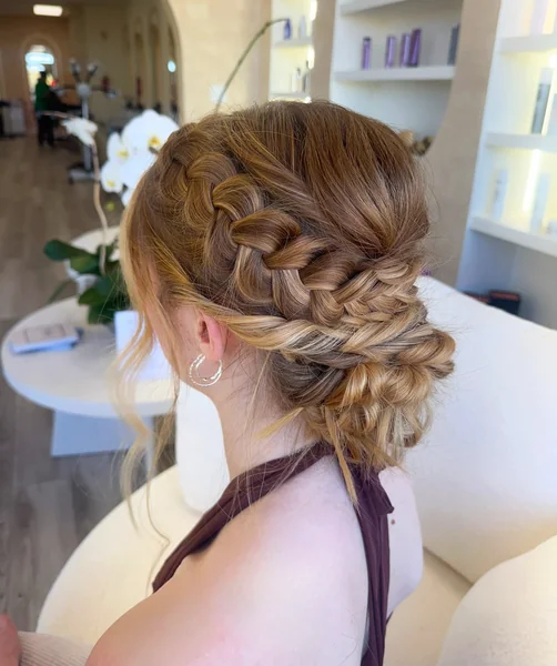 Braid and Rope Twist Prom Updo