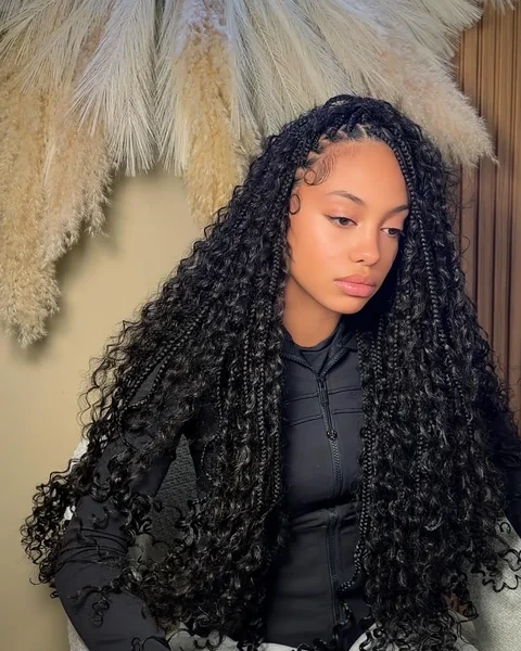 Boho Braids Studio Portrait