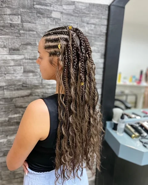 Boho Goddess Braids With Charms
