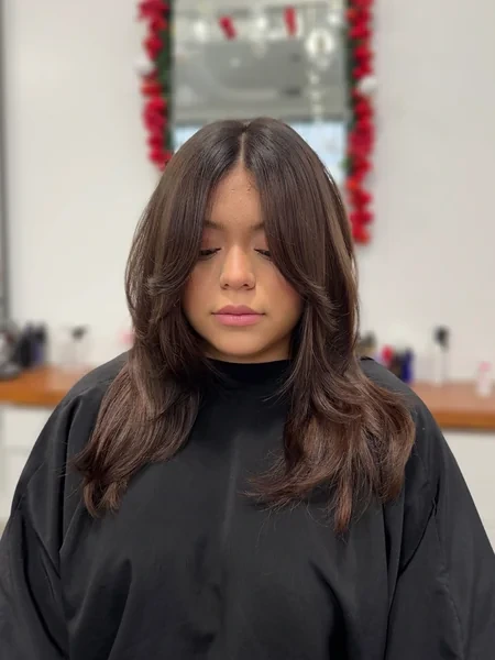 Curtain Bangs for Medium Length Hair