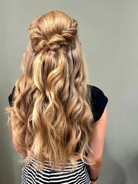 Cute Half Up Braided Bow Hairstyle