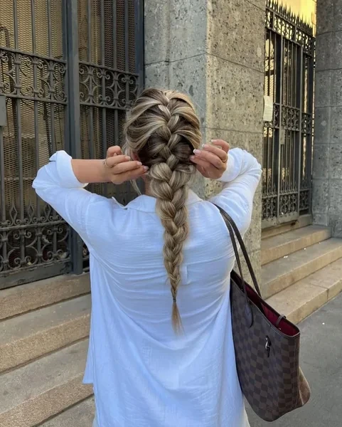 French Braid for the Gym