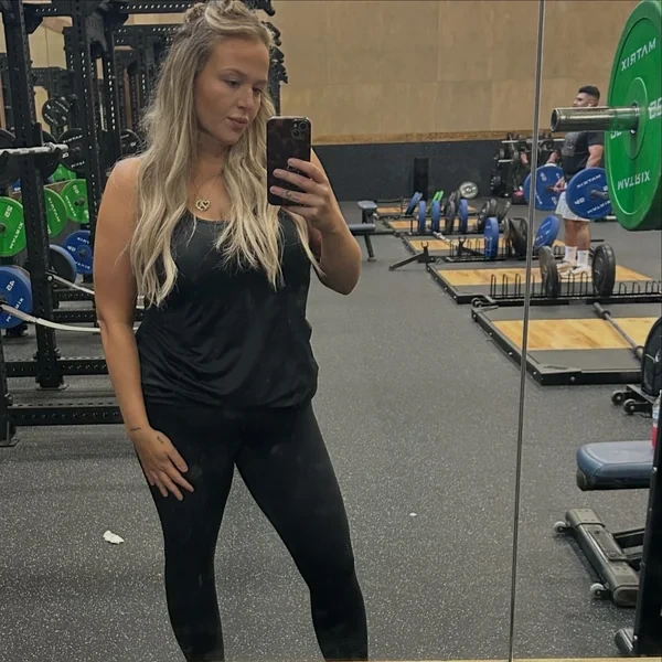 Half Up Style for the Gym
