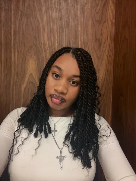 Honey Brown Cute Box Braid Bob