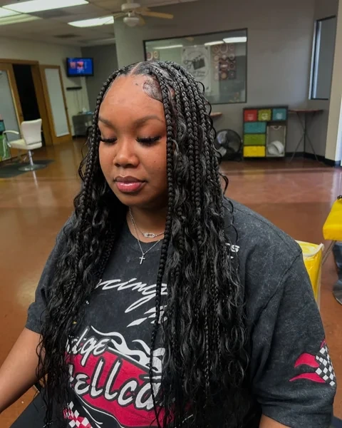 Large Boho Box Braids