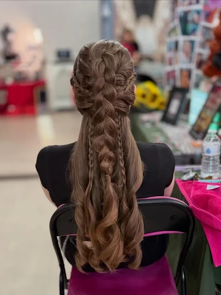 Layered Braids for a Classic Ren Faire Look