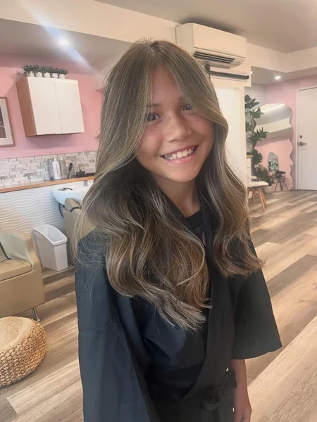 Long Layered Haircut with Balayage