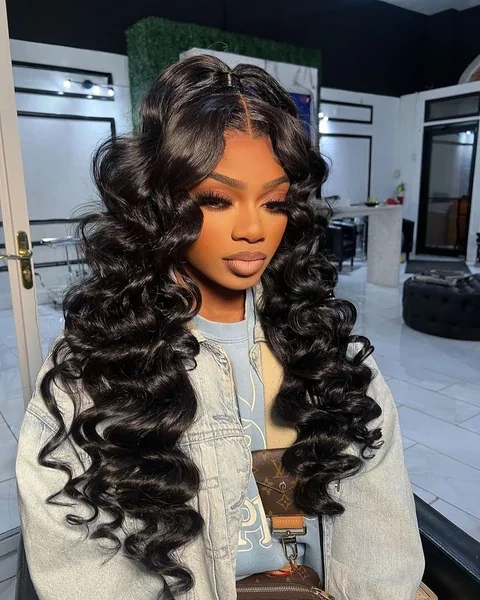 Long Loose Deep Wave Curls Sew In