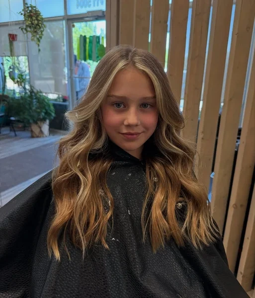 Long Wavy Layers for Teen Girls