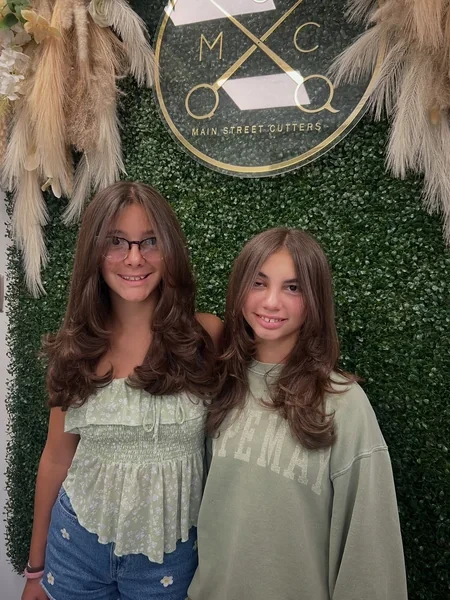 Matching Long Layered Haircuts for Teen Girls
