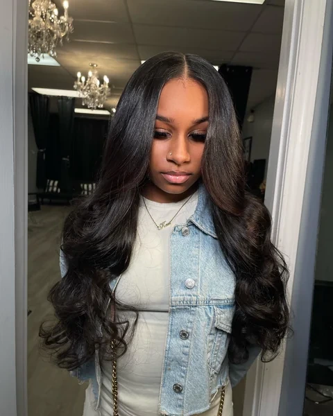 Middle Part Body Wave Sew In
