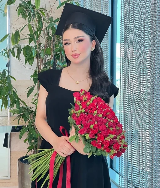 Side Swept Black Waves for Graduation