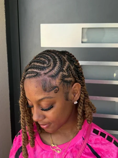 Sleek Knotless Style Box Braids