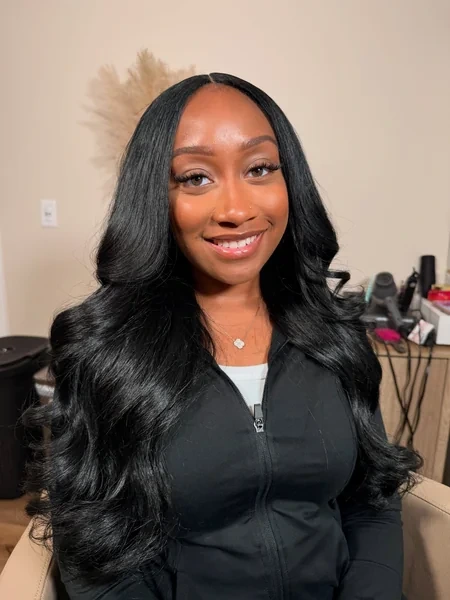 Soft Waves Middle Part Sew In