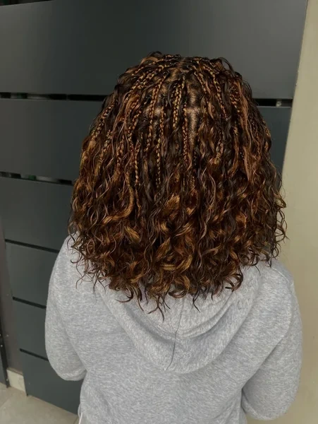 Top Down Short Box Braids