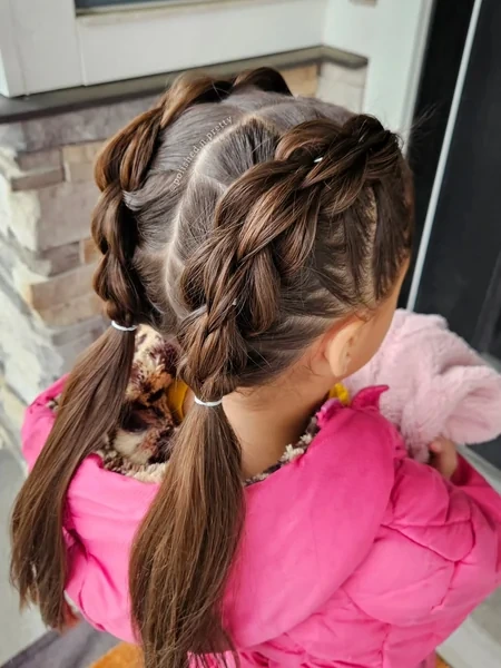 Twisted Rope Pigtails with Jacket