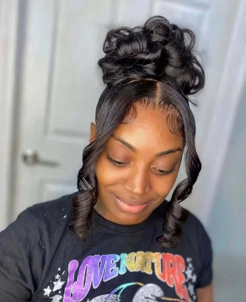 Vintage Inspired Low Chignon with Glamorous Finger Waves