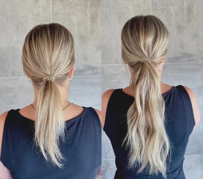 Voluminous Ponytail for the Gym