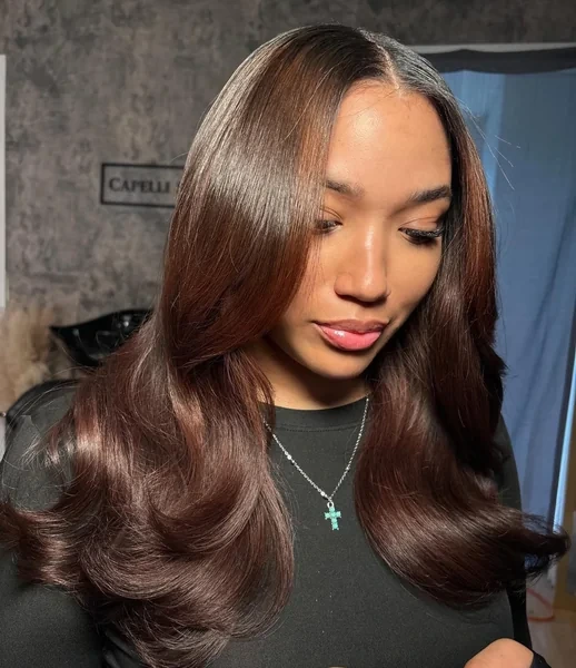 Warm Copper Human Hair Sew In